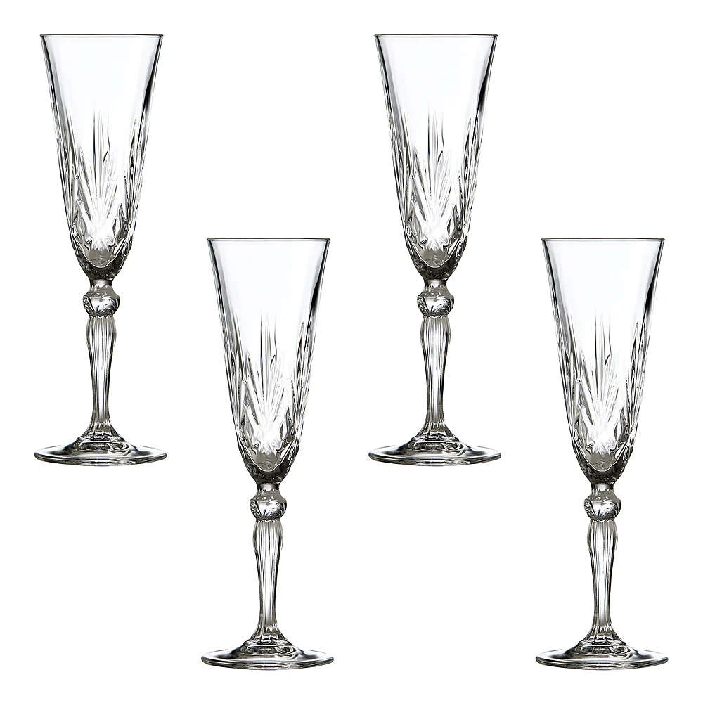 Набор из 4 бокалов для шампанского Melodia, 160 мл от Lyngby Glas