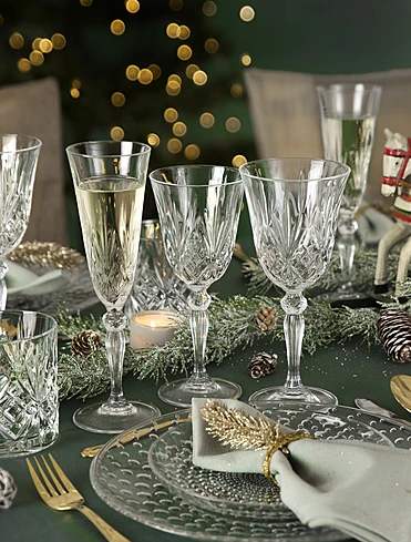 Набор из 4 бокалов для шампанского Melodia, 160 мл