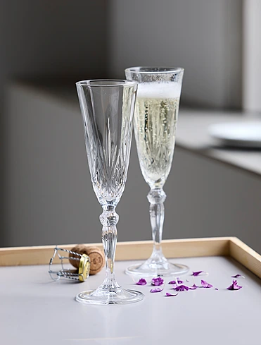 Набор из 4 бокалов для шампанского Melodia, 160 мл