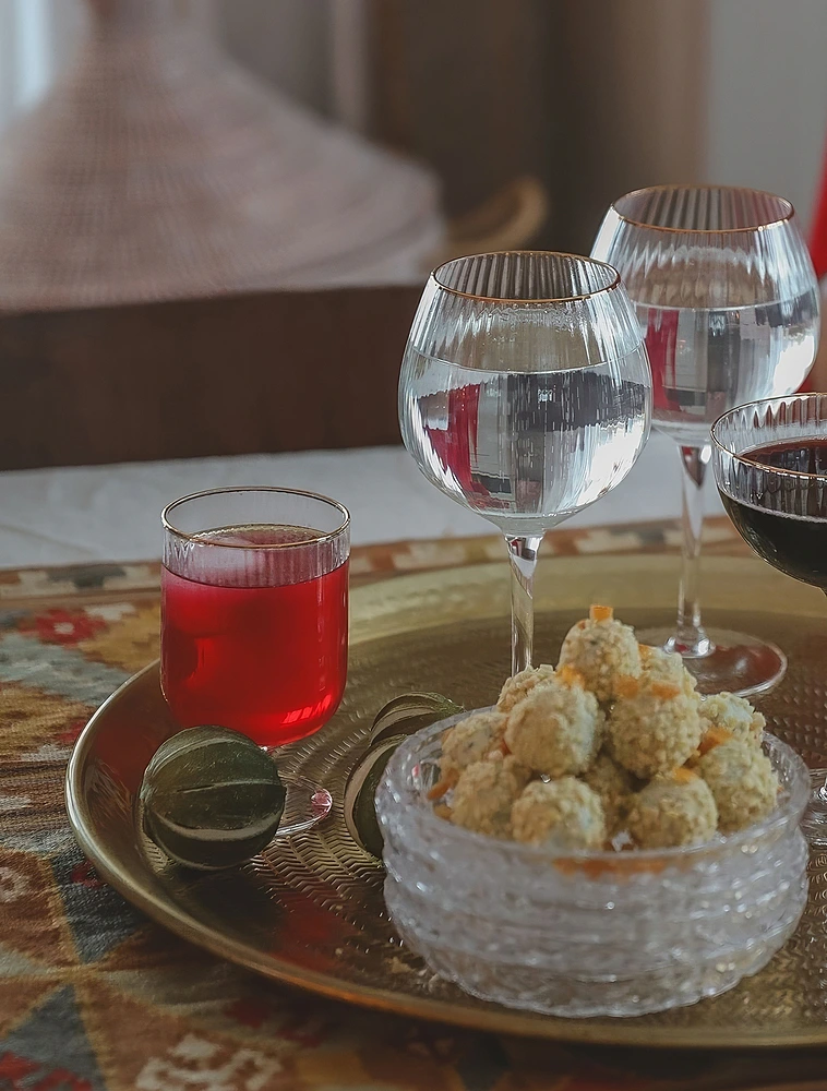 Набор из 4 бокалов для воды Palermo Gold, 300 мл от Lyngby Glas