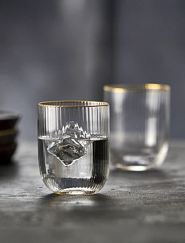 Набор из 4 стаканов для воды Palermo Gold, 350 мл