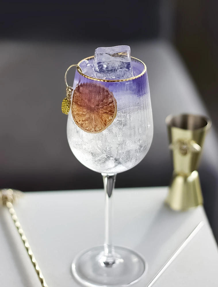 Набор из 4 бокалов для красного вина Palermo Gold, 400 мл от Lyngby Glas