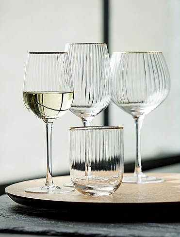 Набор из 4 бокалов для белого вина Palermo Gold, 300 мл