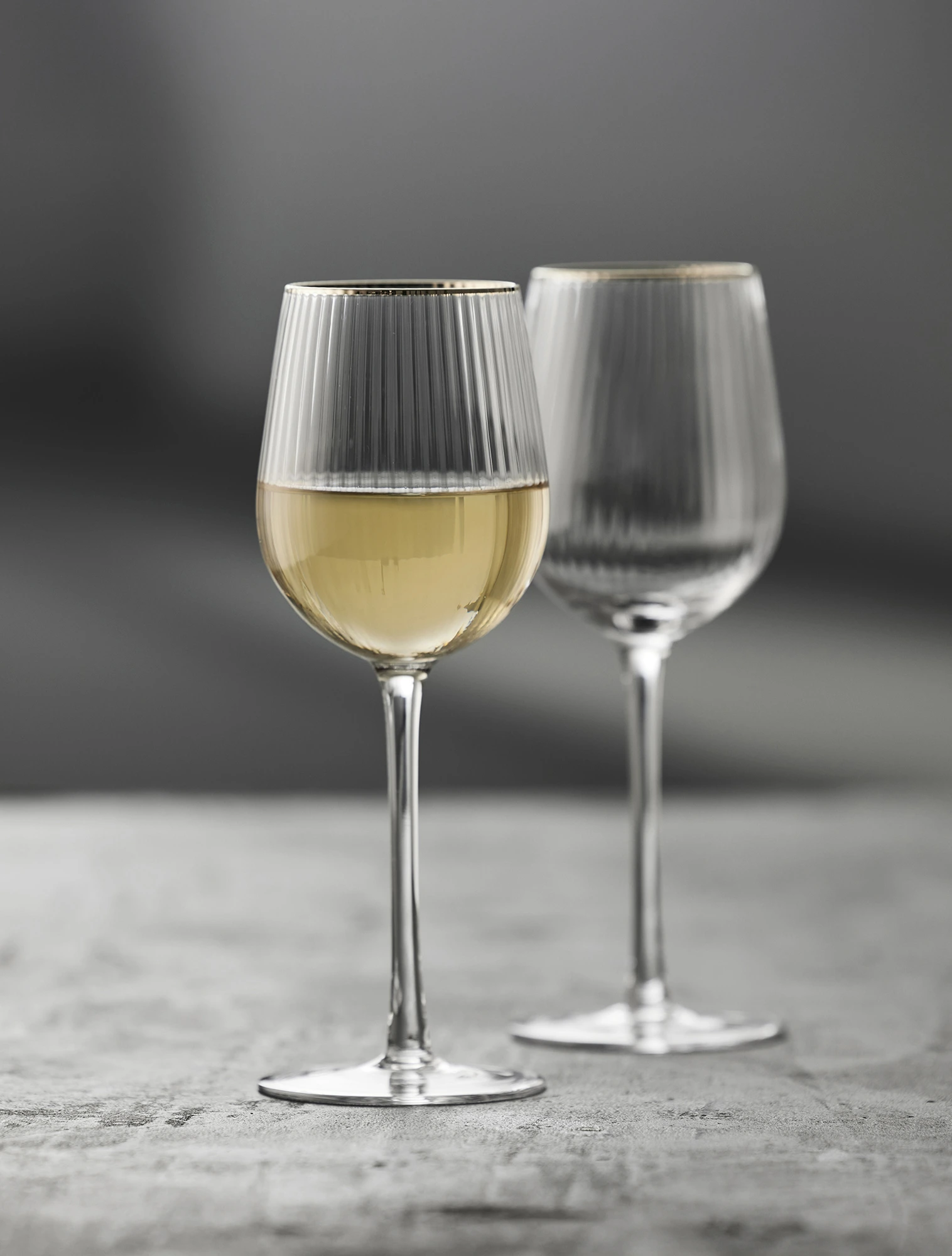 Набор из 4 бокалов для белого вина Palermo Gold, 300 мл