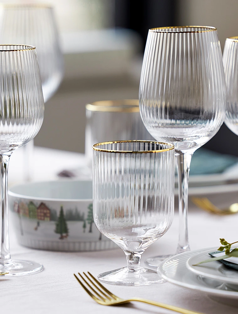 Бокал для воды Palermo Gold, 300 мл от Lyngby Glas