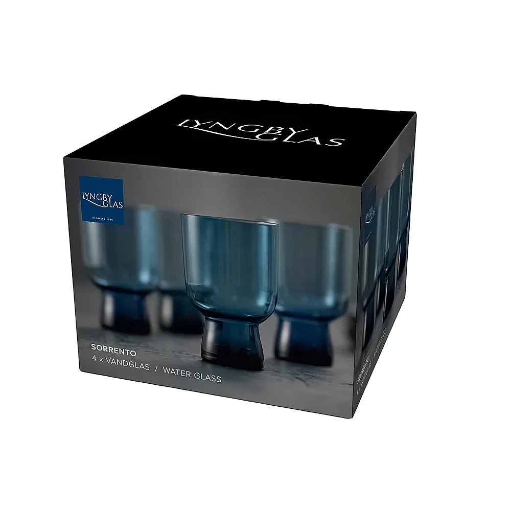 Набор из 4 стаканов для воды Sorrento, 300 мл от Lyngby Glas