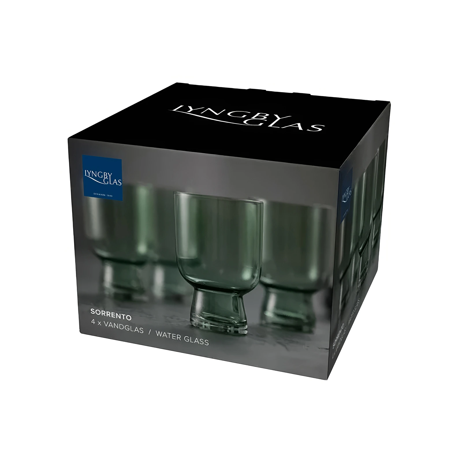 Набор из 4 стаканов для воды Sorrento, 300 мл