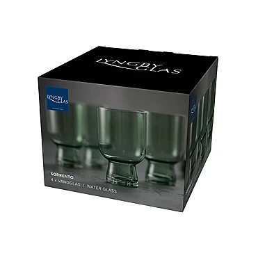 Набор из 4 стаканов для воды Sorrento, 300 мл