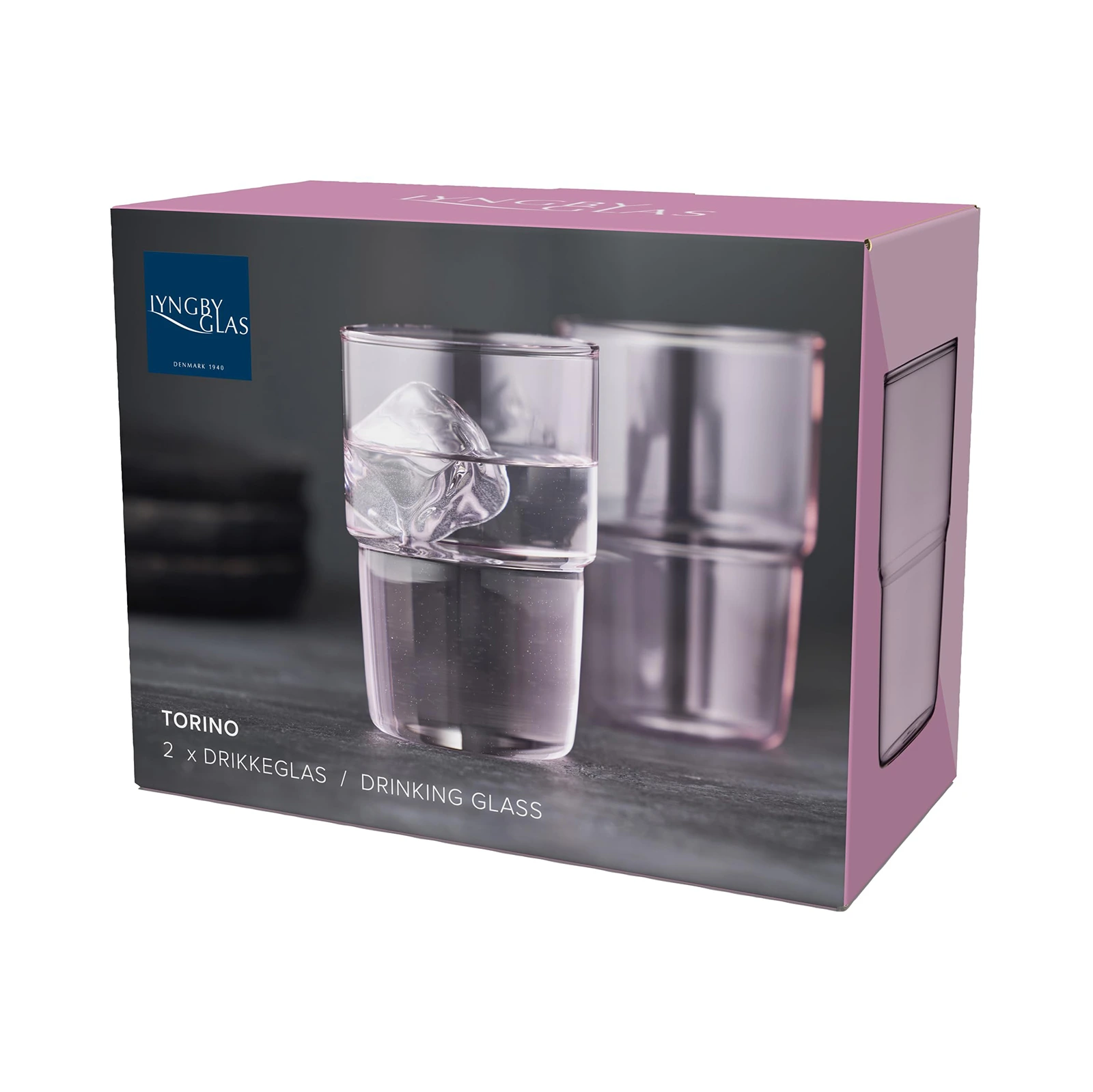 Набор из 2 стаканов для воды Torino, 400 мл