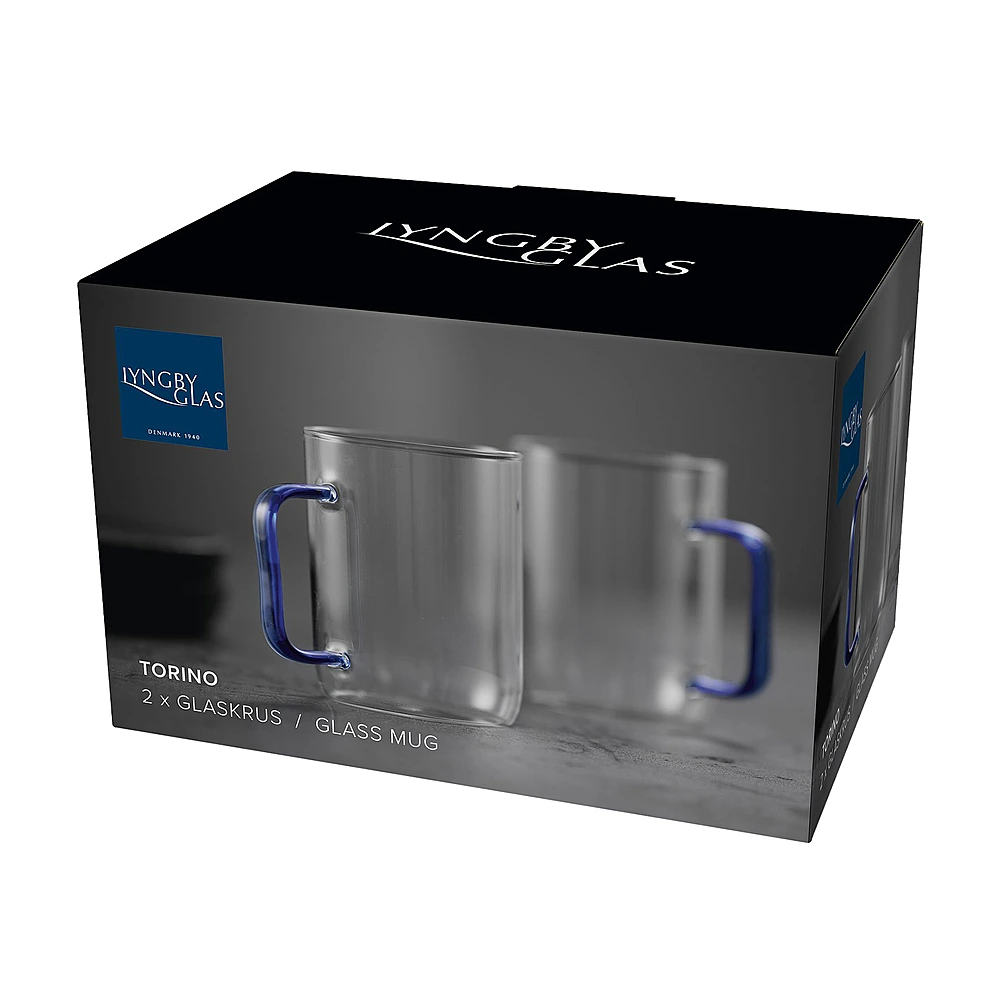 Набор из 2 кружек Torino, 400 мл от Lyngby Glas