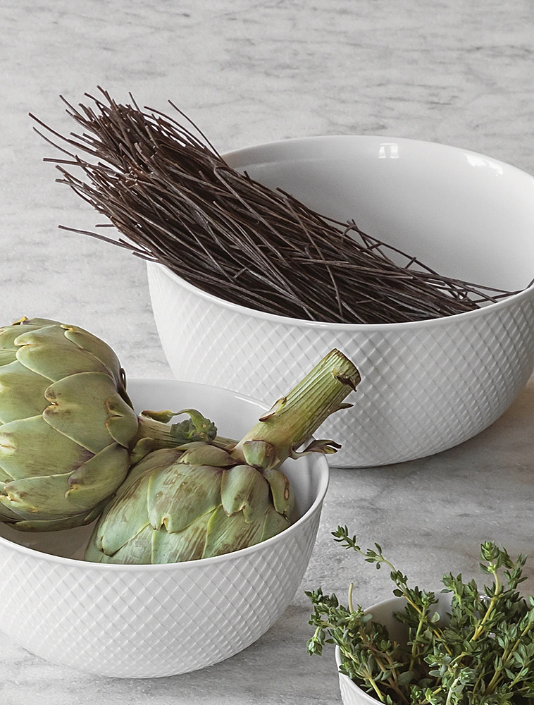 Сервировочный салатник Rhombe, 22 см от Lyngby Porcelaen