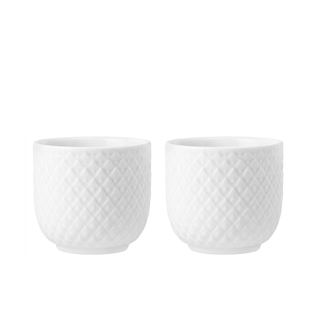 Набор из 2 подставок для яиц Rhombe, 4,5 см от Lyngby Porcelaen