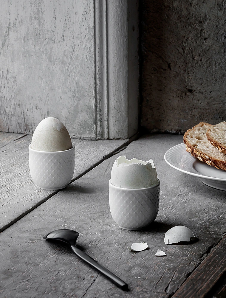 Набор из 2 подставок для яиц Rhombe, 4,5 см от Lyngby Porcelaen