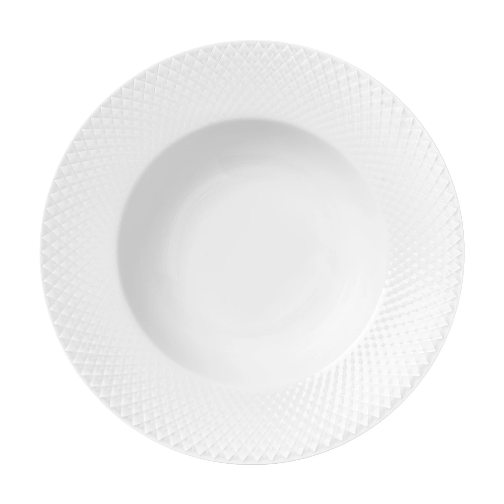 Суповая тарелка Rhombe, 24,5 см от Lyngby Porcelaen
