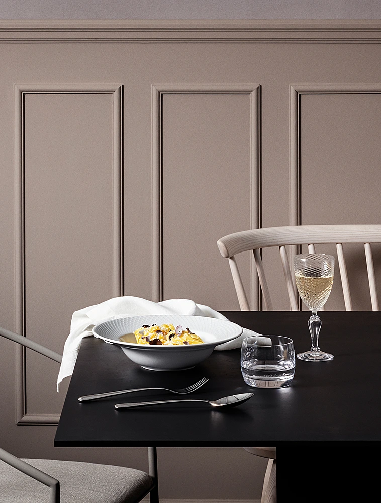 Суповая тарелка Rhombe, 24,5 см от Lyngby Porcelaen