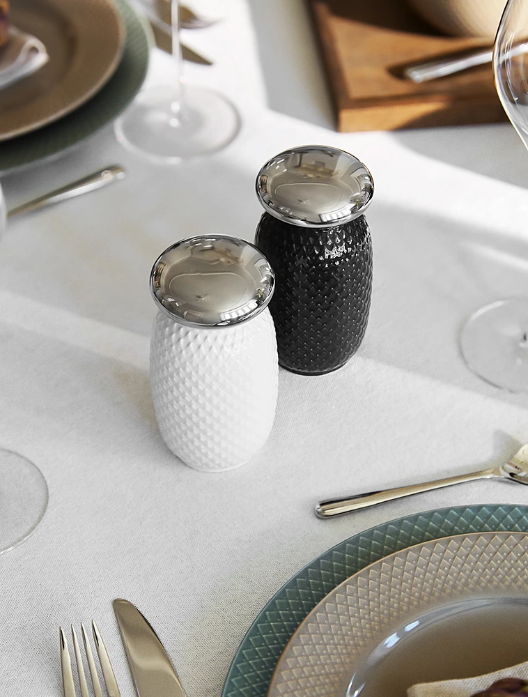 Набор из 2 мельниц для соли и перца Rhombe, 13 см от Lyngby Porcelaen