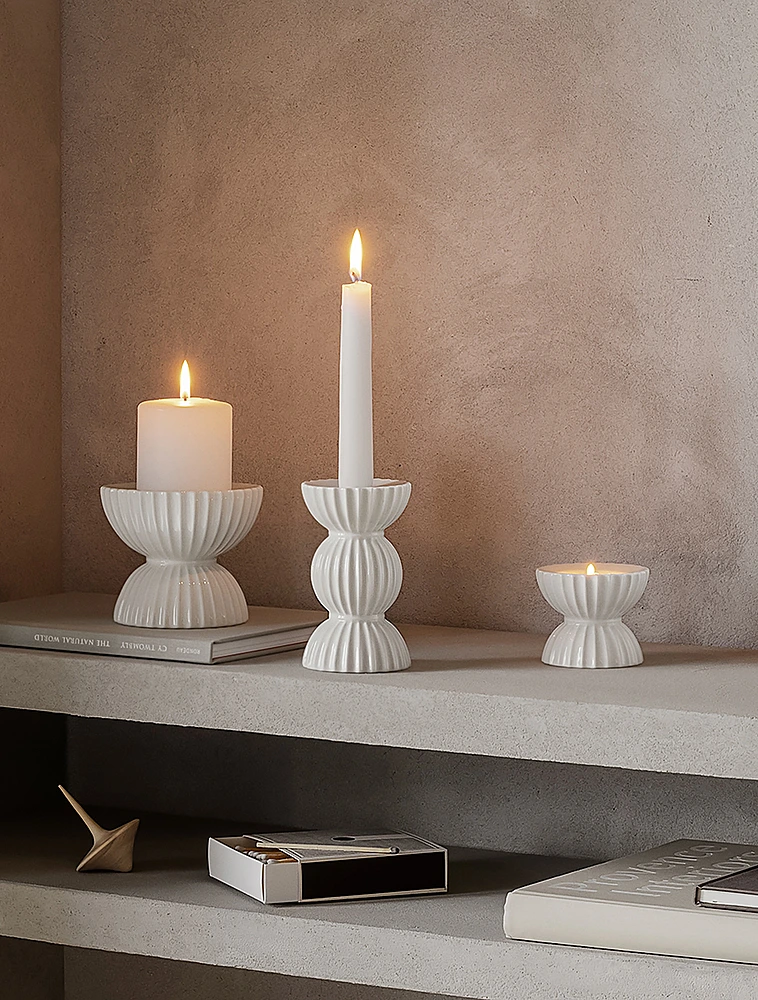 Подсвечник Tura, 12,5 см от Lyngby Porcelaen