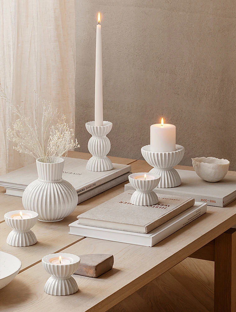 Подсвечник Tura, 12,5 см от Lyngby Porcelaen