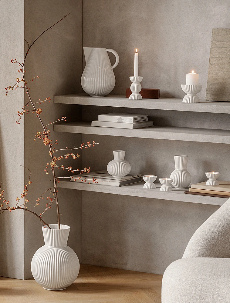 Подсвечник Tura, 12,5 см от Lyngby Porcelaen