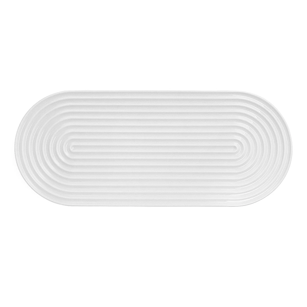 Плоское блюдо Tura, 34 см от Lyngby Porcelaen