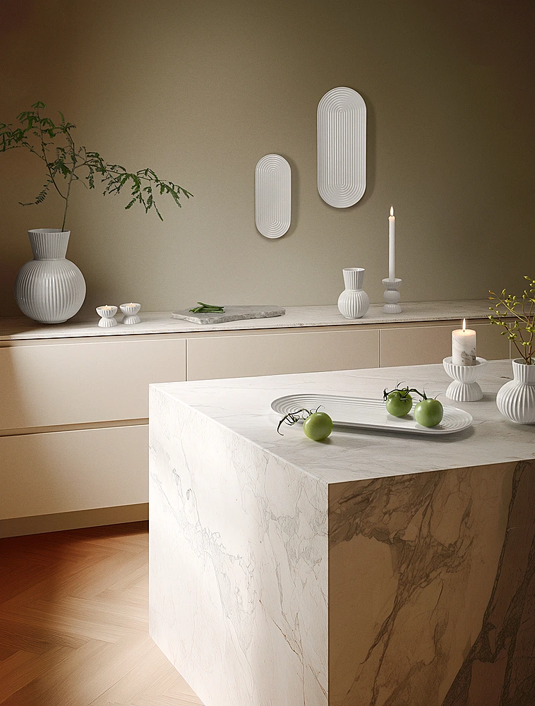 Плоское блюдо Tura, 34 см от Lyngby Porcelaen