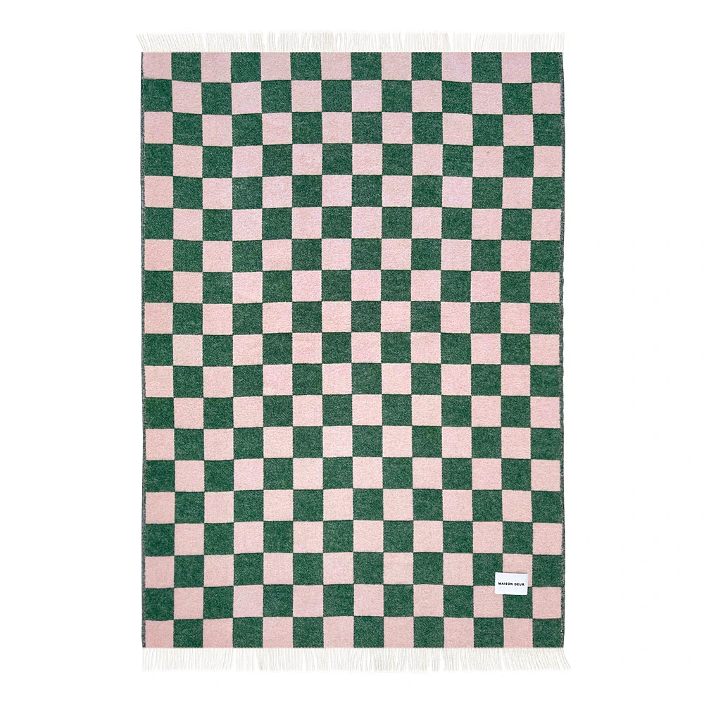 Плед Checkerboard, 130х200 см от Maison Deux