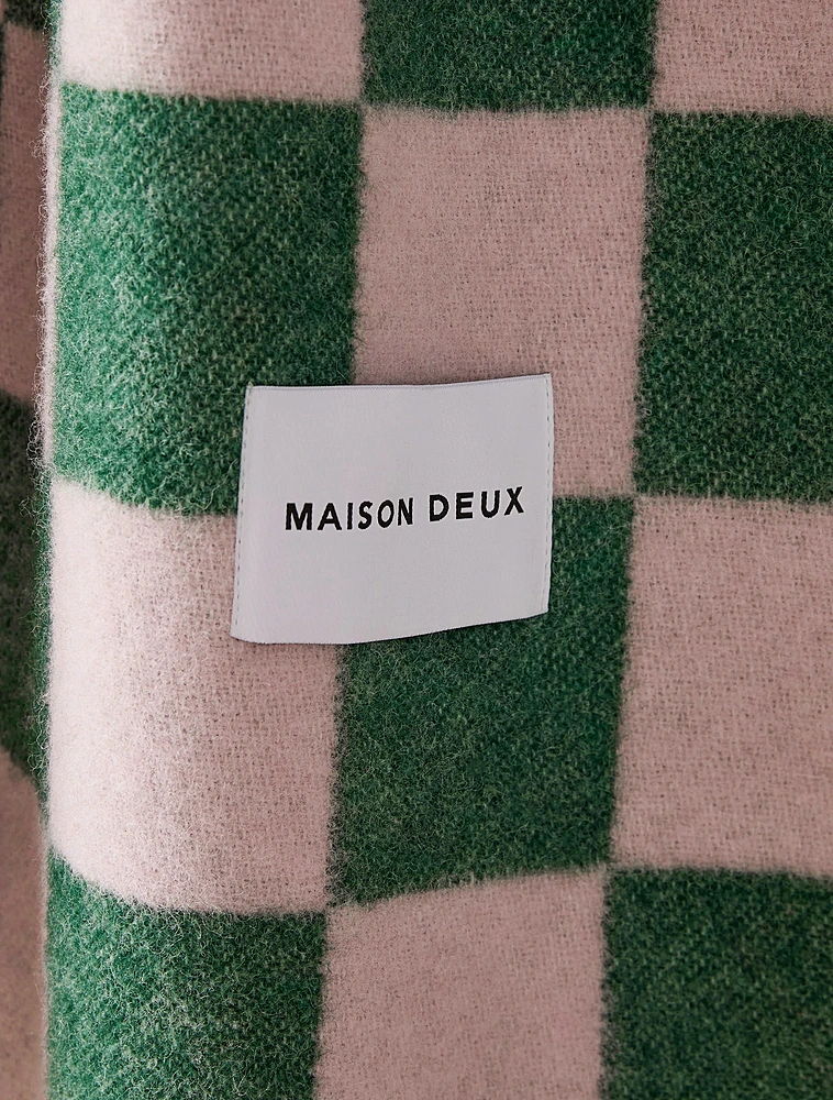 Плед Checkerboard, 130х200 см от Maison Deux