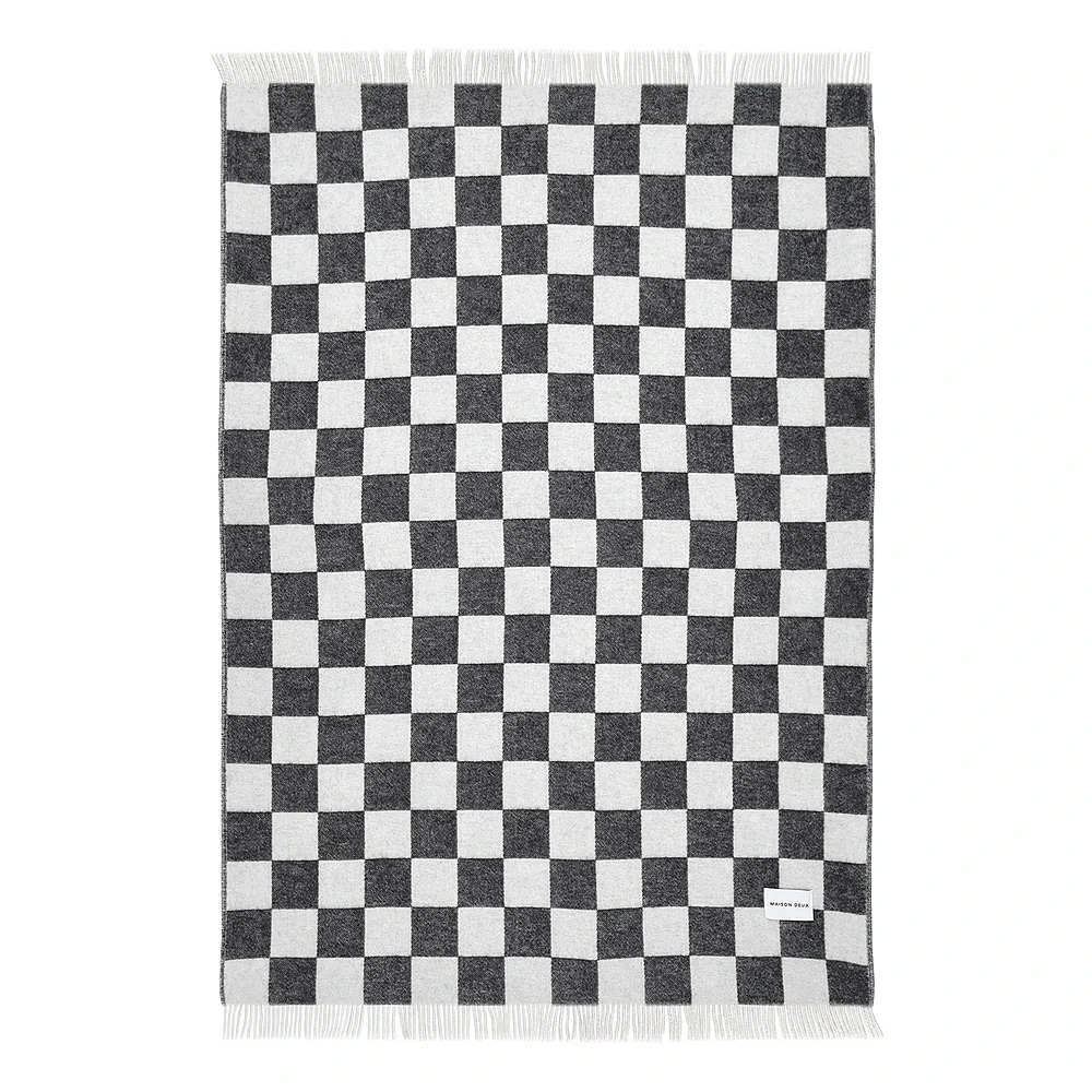Плед Checkerboard, 130х200 см от Maison Deux