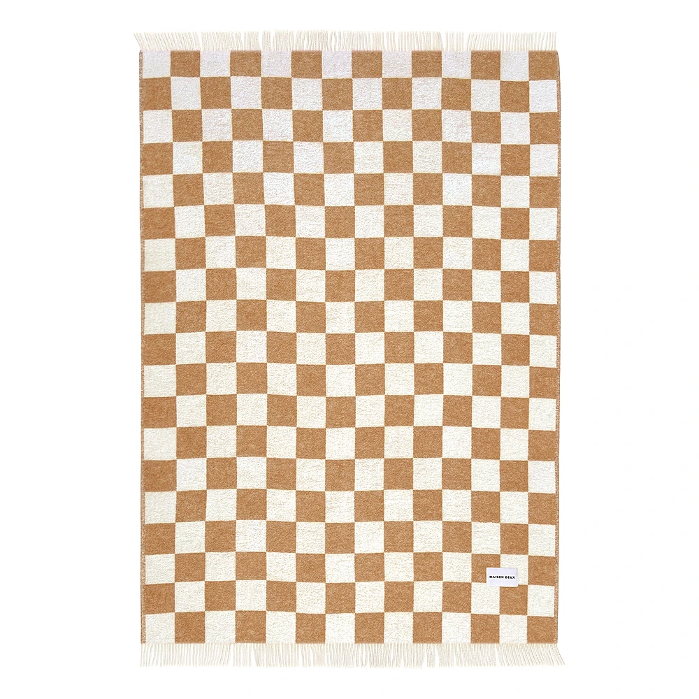 Плед Checkerboard, 130х200 см от Maison Deux