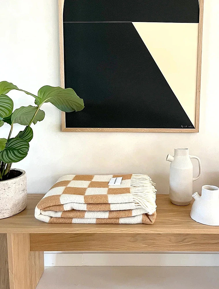 Плед Checkerboard, 130х200 см от Maison Deux