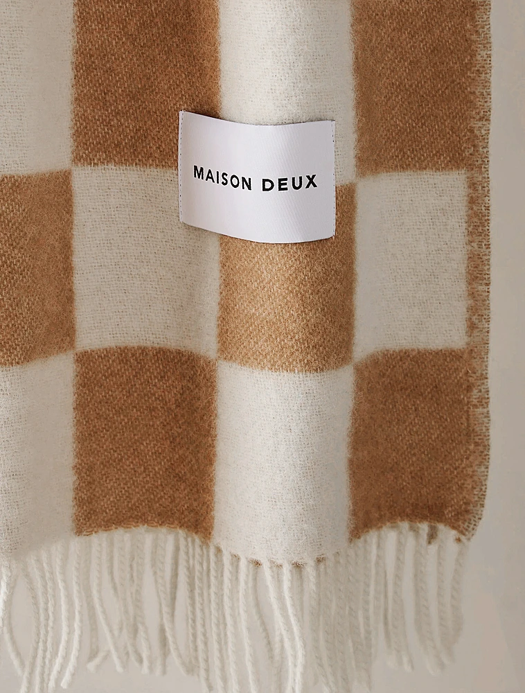 Плед Checkerboard, 130х200 см от Maison Deux