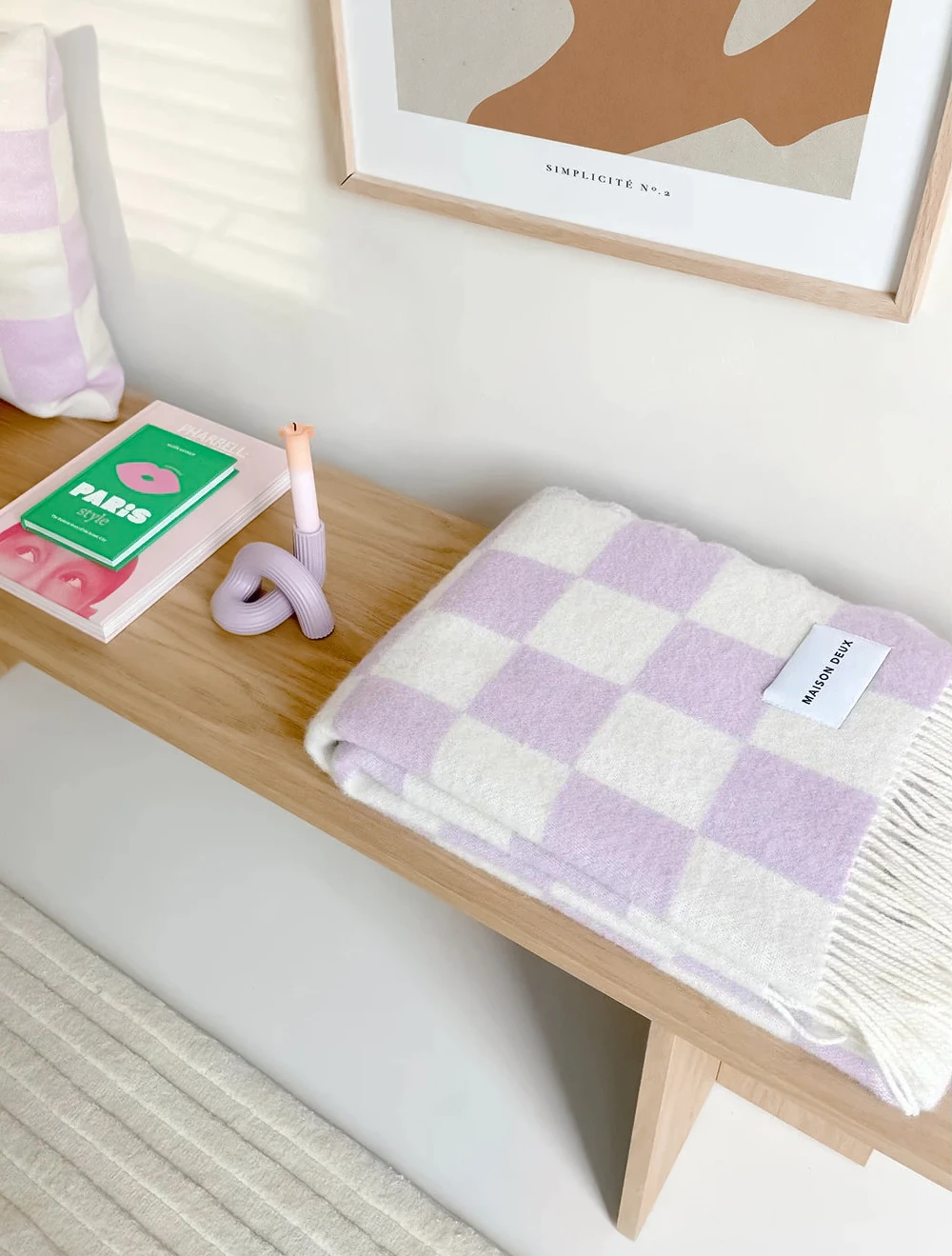 Плед Checkerboard, 130х200 см