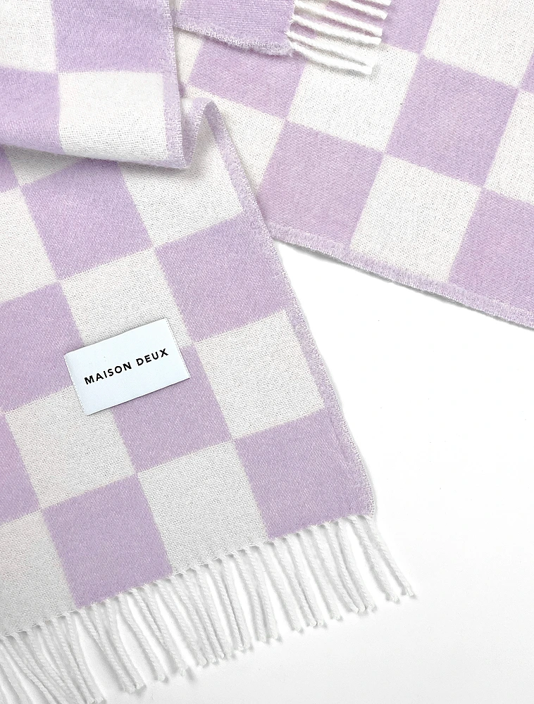 Плед Checkerboard, 130х200 см от Maison Deux