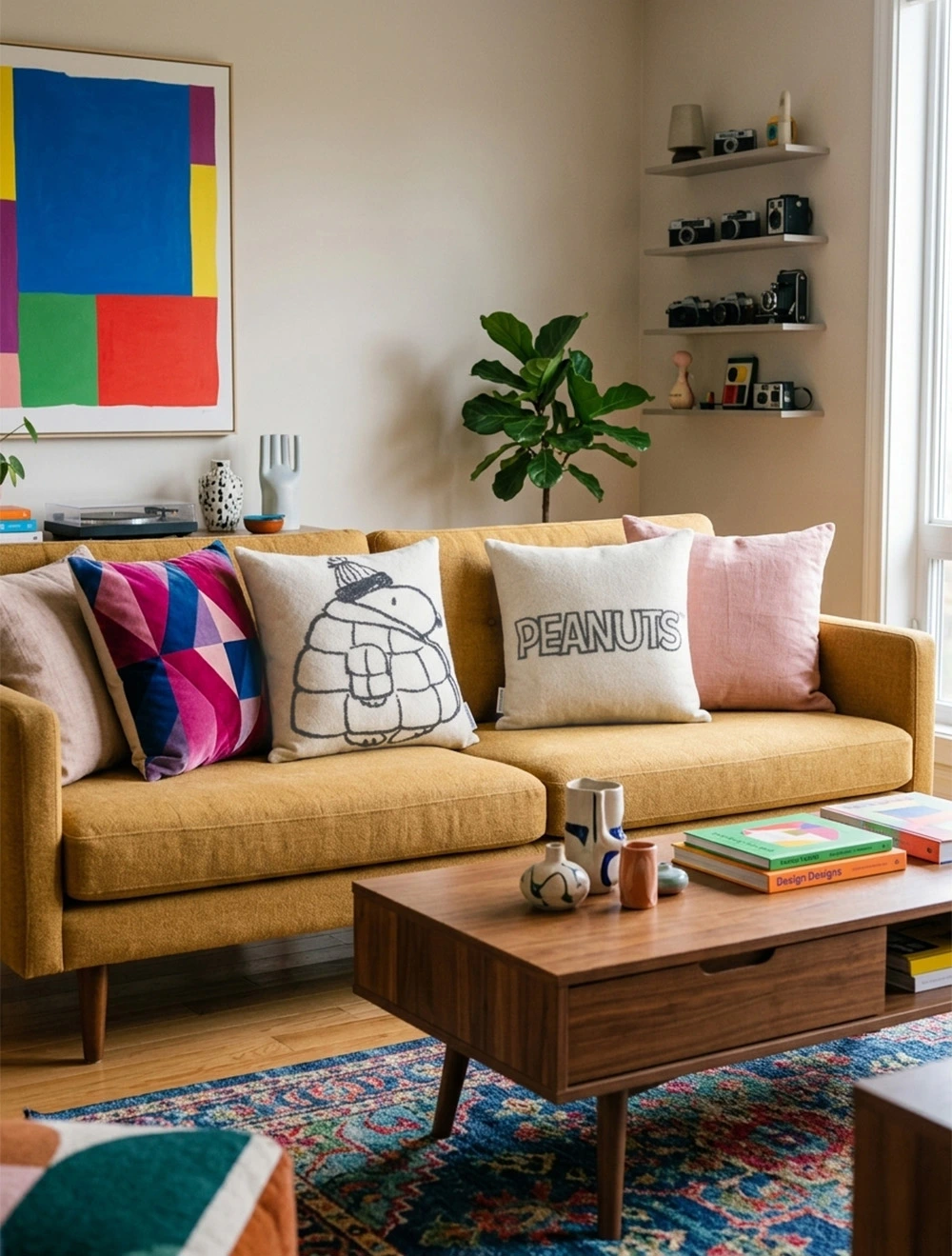 Декоративная наволочка Peanuts, 50х50 см