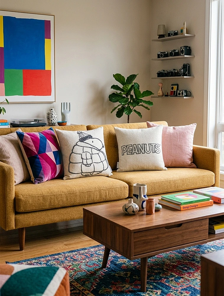 Декоративная наволочка Peanuts, 50х50 см от Maison Deux