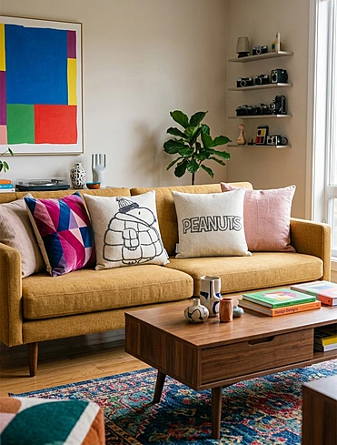 Декоративная наволочка Peanuts, 50х50 см