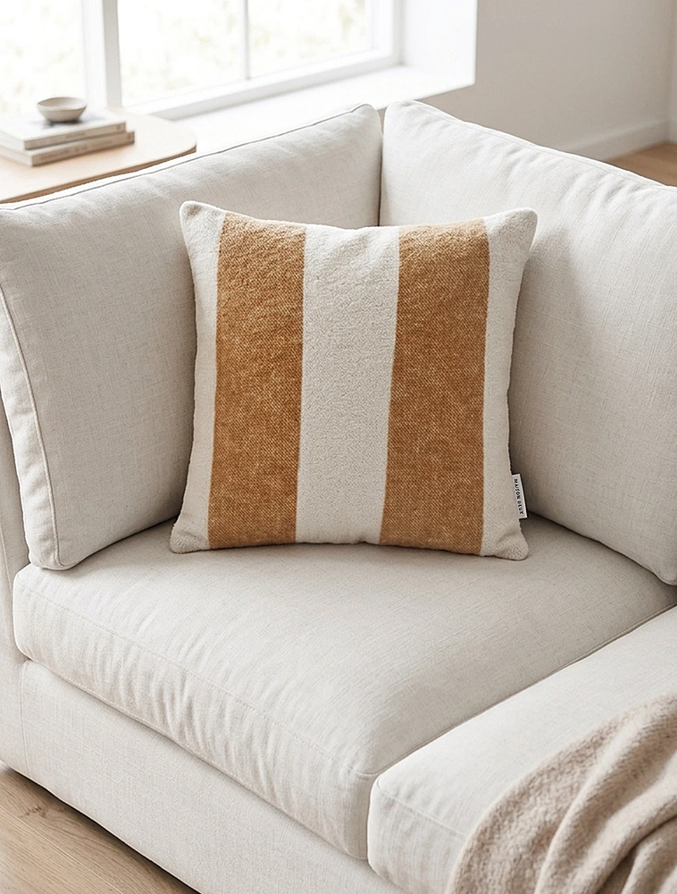 Декоративная наволочка Rough Stripe, 50х50 см от Maison Deux