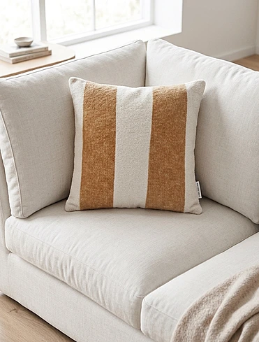 Декоративная наволочка Rough Stripe, 50х50 см