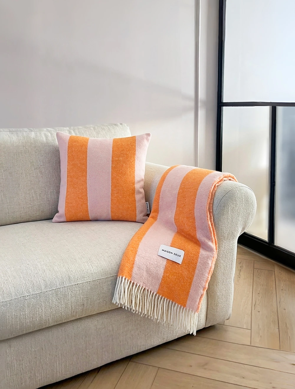 Декоративная наволочка Rough Stripe, 50х50 см