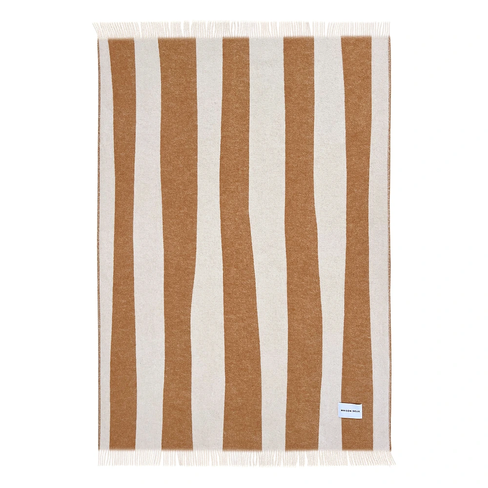 Плед Rough Stripe, 130х200 см от Maison Deux