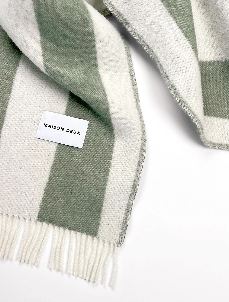 Плед Rough Stripe, 130х200 см от Maison Deux