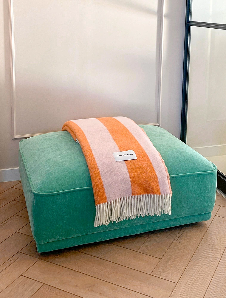 Плед Rough Stripe, 130х200 см от Maison Deux