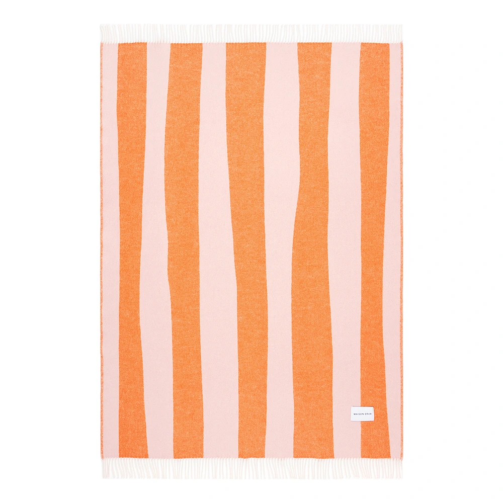 Плед Rough Stripe, 130х200 см от Maison Deux