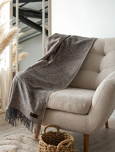 Плед Magnolia Fringe, 130x180 см