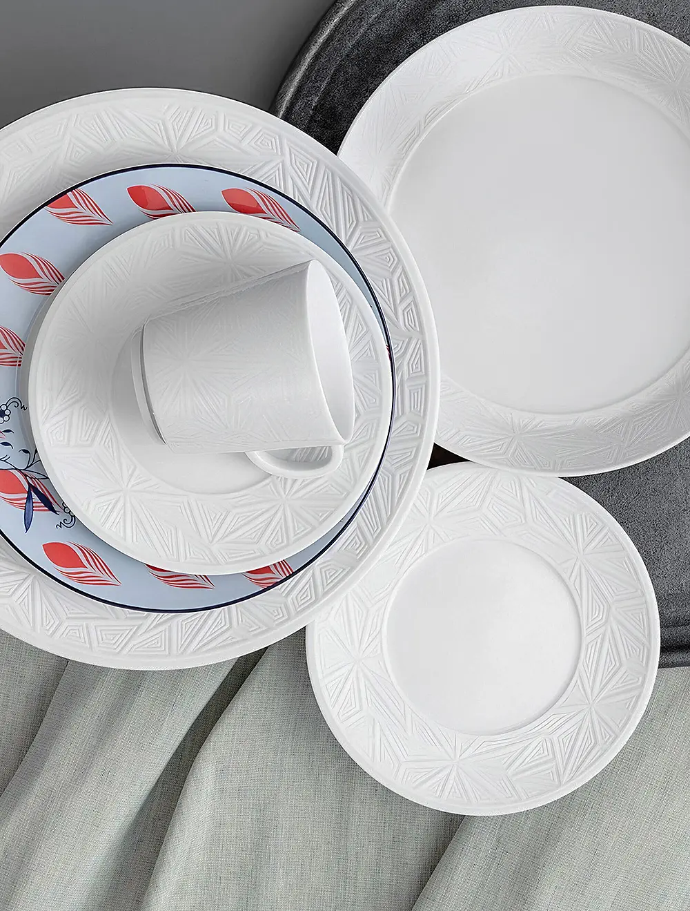 Пирожковая тарелка Vitruv Graphic, 18 см