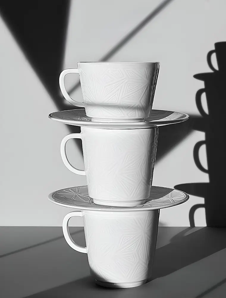 Чайная пара Vitruv Graphic, 200 мл от Meissen