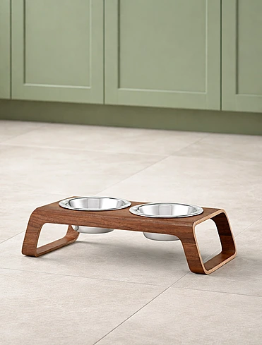 Набор из 2 мисок для собак на подставке Desco, 400 мл