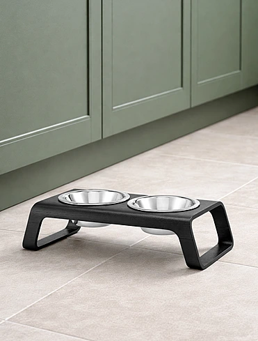 Набор из 2 мисок для собак на подставке Desco, 400 мл