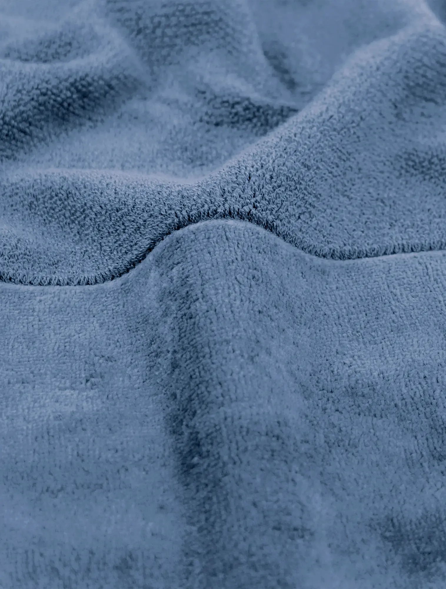 Полотенце Bamboo Luxe Steel Blue, 80x150 см