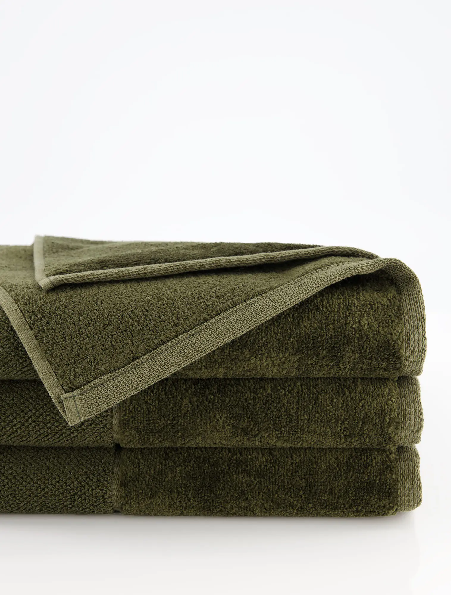 Полотенце Bamboo Luxe Olive, 80x150 см